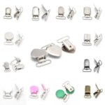 5PCs Pacifier Clip Lead Free Metal Baby Holder Soother Pacifier Multicolor Mam Infant Dummy Clips Nipples Holder Baby Pacifier (New)