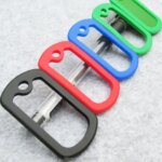 100pcs/lot Square Shaped Silicone Rubber Silencers for Dog Tags Mix Colors Available (New)