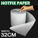 32CM Wide Hot Fix Paper Tape Iron On Heat Transfer Film Super Adhesive Quality To DIY HotFix Rhinestone Crystal On Garment Tools (New)