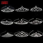 Cute Princess Tiaras and Crowns Crystal Headband For Girls Kid Bridal Prom Crown Wedding Party Accessiories Fashion Hair Jewelry (New)