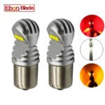 2 X 1156 BA15S P21W 1157 BAY15D P21/5W BAU15S PY21W Car LED Light Canbus Error Free Auto LED Bulb Lamp White Red Amber 12v 24v D (New)