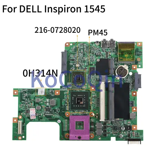 HTB1fVece8OD3KVjSZFFq6An9pXa6_500x500.webp Motherboard DELL Inspiron 1545 HD4570M Mainboard CN-0H314N 0H314N 08224-1 - Image 1