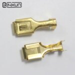 20pcs 7.8 Inserted Spring Terminals 7.8mm Self-locking Brass Crimp Terminal for Connector Accessories (New)