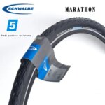 1PCS Schwalbe Marathon MTB Road Bicycle Tire 16 20 26 Inch Steel Wire Stab Proof 700C Small Diameter Puncture Resistant Tire (New)