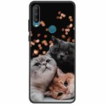 Alcatel 1S 2021 Case Alcatel 1S 2020 5028Y 5028D Case Cat Soft Silicone Marble Love Black Back Cover Protective Bumpers (New)