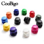 10pcs Plastic Cord Lock Clamp Toggle Clip Stopper Buckles for Paracord Rope Lanyard Drawstring Bag Shoelace Part 2 Holes 16mm (New)