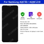 IPS 66 Samsung Galaxy A22 5G Display SM-A226B LCD Touch Screen Samsung Galaxy A22 5G LCD Digitizer Replacement Parts (New)