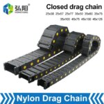 1m Cable Chain Fully Enclosed Towing Transmission Cable Chain Frame With End Connector Drag Chain For CNC Router Machine Parts (New)