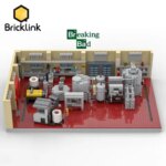 Bricklink Ideas Classic TV Breaking Bad Lab House Walt White Chemistry Laboratory Room MOC City Building Blocks Toys Kid Gift (New)