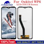 New Original Touch Screen LCD Display Oukitel WP6 Digitizer Assembly With Frame Replacement Parts (New)
