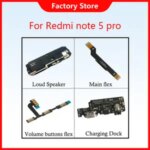 Phone Parts Xiaomi Redmi note5 Power On/Off Volume Button Redmi note 5 pro Main flex Loud Speaker Charging Port Bangladesh (New)