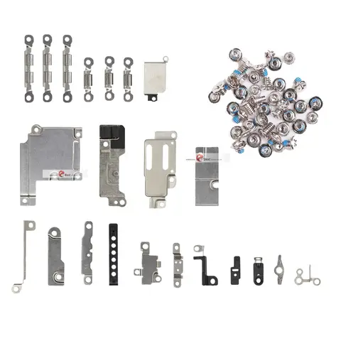 Hc90fc9248812408aa81d1d77113491cfZ_480x480q75 1set Full screws iPhone 7 8 Plus 5S 6G 6S Plus Accessories Inside lcd screen battery home button Small Metal Bracket Shield (New) - Image 1