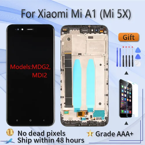 Hc94b9c8b3e244466990e0423706338fdb_500x500 XIAOMI Mi A1 Mi 5X LCD screen assembly with - Image 1
