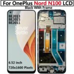 Original Oneplus Nord N10 5G  NORD N100 LCD Display With frame Touch Screen Digitizer Assembly BE2013 BE2029 Perfect Repair (New)