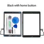 2017 A1822 A1823 Touch Screen iPad 5th Generation 5 Digitizer Front Glass With home button +cable+Tools+Tempered Glasss (New)