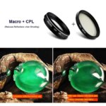 37mm CPL Star Filter Cell Phone Mobile Camera Lens Polarizer Filters Universal Clip 15X Macro Lens Smartphone Accessories Set (New)