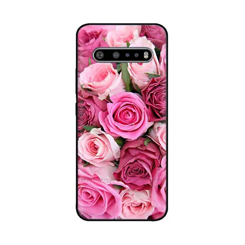 Hdc1c97abeaca489c8ea7f047f3d75c6ci_480x480q75 LG V60 ThinQ Silicone Phone Cover LG V50 ThinQ Cases Soft TPU Back Cover Case Fundas LG V30 V40 V 60 Bumper Coque (New) - Image 1