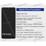 65 OEM Samsung Galaxy A12 Display SM-A125F A125 LCD Touch Screen Digitizer Display Galaxy A125 LCD A125F DS A125H (New)