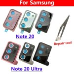 Housing Back Rear Camera Glass Lens With Cover Frame Holder Samsung Note 20  Note 20 Ultra  Note 10 Plus  Note 10 Lite (New)