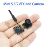 EWRF 5.8G 40CH 25/100/250mW Power Adjustable Transmitter Support Smart Audio and 600TVL 170 Degree Mini FPV camera for RC drone (New)