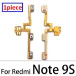 New Power Volume Side Key Button Flex Cable Ribbon Xiaomi Redmi Note 9S 9 Pro Replacement Parts (New)