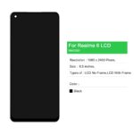 65 Oppo Realme 6 RMX2001 LCD Display Touch Screen with Frame Oppo Realme6 LCD Replacement 100%Test No Defect (New)