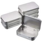 New Square Tin Storage Boxes Small Metal Storage Box