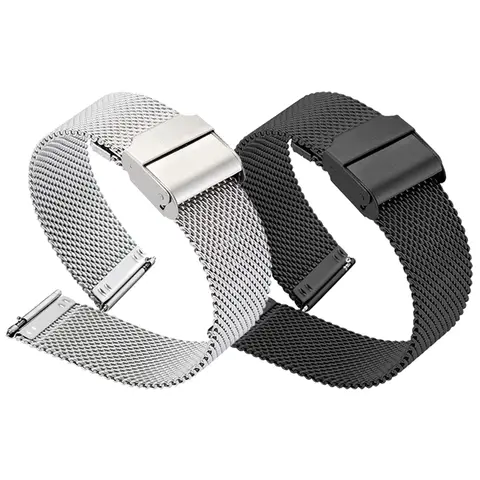 S004866e1d4f5463c9ce7b4bf0abc7bd0N_480x480q75 22mm Stainless Steel Metal Strap Realme Watch 5 Milanese Loop Watchb Realme Watch S2 S SPro 2 2Pro 3 3 Pro Bracelets (New) - Image 1