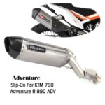 Motorcycle Exhaust Escapes For KTM 790 890 Adventure R ADV NK800MT Exhaust Link Pipe Muffler (New)