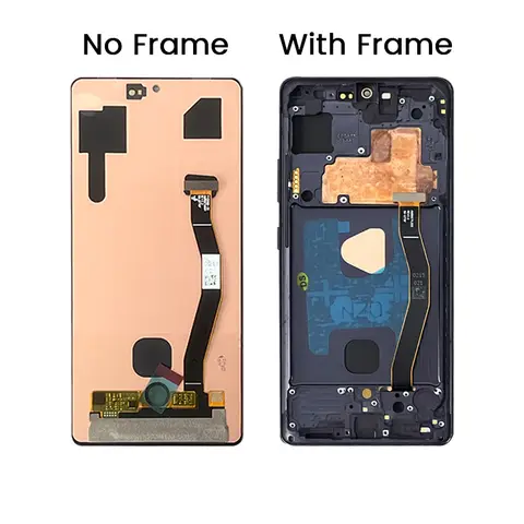 S00c6b28de9c242d7938989cfe43ddf27W_480x480q75 Super AMOLED 6.7" Screen for Samsung Galaxy S10 Lite G770F Lcd Display Digital Touch Screen with Frame for Samsung S10 Lite (New) - Image 1
