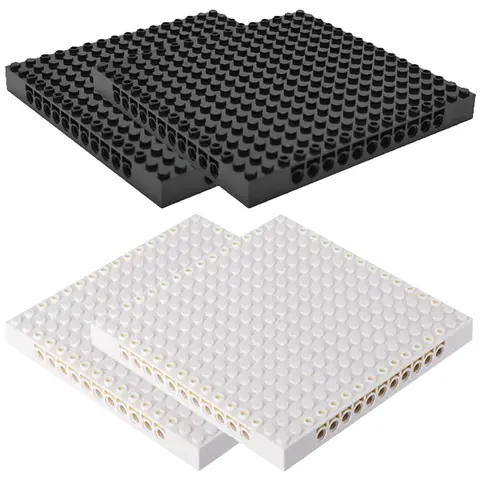 S01797027f4b048cd820556c627b45d95q_480x480q75 Wholesale Pixel Art Building Block Bottom Plate 65803 Brick 16X16 Baseplate Part Compatible 98138 Pixel Small Particles Toy Gift (New) - Image 1