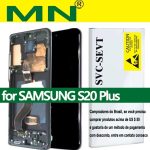 Super AMOLED Display Replacement for Samsung S20 Plus S20+ G985F LCD Touch Screen Digitizer Replacement Parts (New)