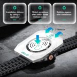 2PCS Tempered Glass Samsung Galaxy Watch Ultra2 47mm Cover Anti-Scratch Screen Protector With Tool Easy Install Kit (New)