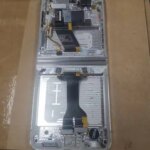 Middle Frame Housing With Hinge Rotating shaft Power Button Flex Cable Assembly Small Scratches  Samsung z flip 5 f731 F U (New)