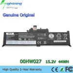 00HW027 15.2V 44Wh Laptop Battery Lenovo ThinkPad Yoga 260 370 X380 01AV432