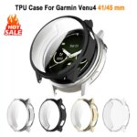 Protective Case Garmin Venu 4 45mm 41mm Smart Watch Screen Protector Anti-scratch All-around Bumper TPU Cover Accessories (New)
