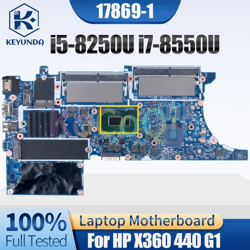 S021de8d4b7c343089952b16a83db4558D_500x500 17869-1 HP X360 440 G1 Notebook Mainboard i5-8250U i7-8550U L28241-601 L28242-601 - Image 1