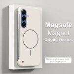 Frameless Magnetic Case For Samsung Galaxy S26 S25 Edge S24 S23 S22 S10 Plus Note 20 Ultra S20 FE For Magsafe Hard PC Back Cover (New)