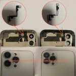 100% Working Power Flash Flex Cable iPhone 11 like 13Pro 14Pro 15Pro11 to 16 Switch Parts Replacement Small & Big Camera (New)