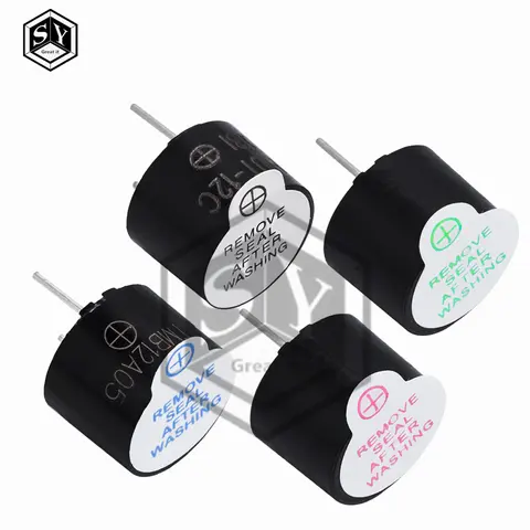 S02a23cacbb1c42f58cb4b2dfcf32b573U_480x480q75 3/5/12/24V Active Buzzer Magnetic Long Continous Beep Tone Alarm Ringer 12mm MINI Active Piezo Buzzers Fit For Arduino Diy Kit (New) - Image 1