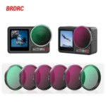BRDRC UV/CPL/ND8/16/32/64 Filter Kits DJI Osmo Action 3 4 5 Pro Optical Glass Aluminum Alloy Frame Action Camera Accessories Bangladesh (New)