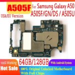 Android System For Samsung Galaxy A50 A505F A505GN A505DS 64GB 128GB Motherboard Unlocked Mainboard Logic Board Full Chips (New)