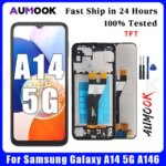 LCD Display Samsung Galaxy A14 5G A146 Touch Screen Digitizer Assembly Samsung A146 A146B A146P A146U LCD Replacement (New)