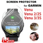 Garmin Venu 3 3s 2 2s Cover HD Clear Soft Film Watch Accessory Garmin Venu1 Hydrogel Screen Anti scratch Protector Bangladesh (New)