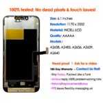 High-Quality Incell iPhone 13 pro LCD Display Replacement Touch Screen Digitizer Assembly Repair Part Device (New)
