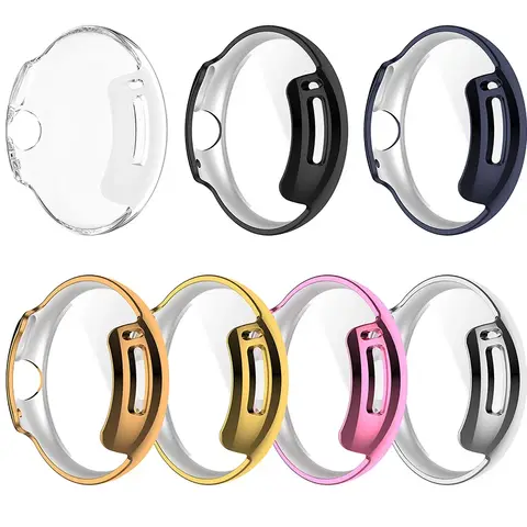 S04216845df2d43eb85e817b74e563039a_480x480q75 Plating Class Case for Google Pixel Watch 3 2 1 Tempered Glass Full Coverage Screen Protector Smart Watch Shell for Pixel Watch (New) - Image 1