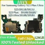 Samsung Galaxy S23 S911U S911B S23 Ultra S918U S918B S23 Plus S916B S916U OK Main Logic Board Plate 100%Unlocked Motherboard Bangladesh (New)