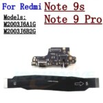 USB Charging Port SIM Card Reader Connector Board Xiaomi Redmi Note 9S 9 10 10s 11 11s 12 12S 13 Pro+ 5G 4G Main Flex Cable (New)