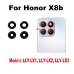 New Huawei Honor X8b Back Camera Glass Rear Lens With Adhesive Sticker Frame Cover Replacement LLY-LX1 LLY-LX2 LLY-LX3 (New)