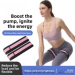2pcs Adjustable Leg Blood Flow Restriction Bands – Enhance Muscle Growth & Strength Ideal for Leg Workouts Glute Exercises (New)